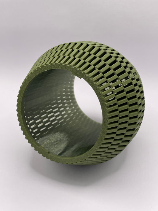 Utskriven lampskärm i plast för spotlight i fönstersmyg