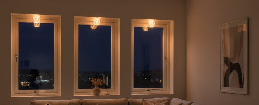 Hur idén till vår lampskärm för spotlights i fönstersmyg föddes